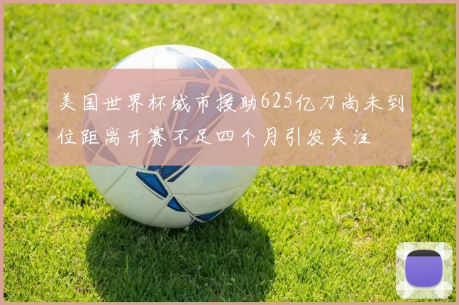 美国世界杯城市援助625亿刀尚未到位距离开赛不足四个月引发关注